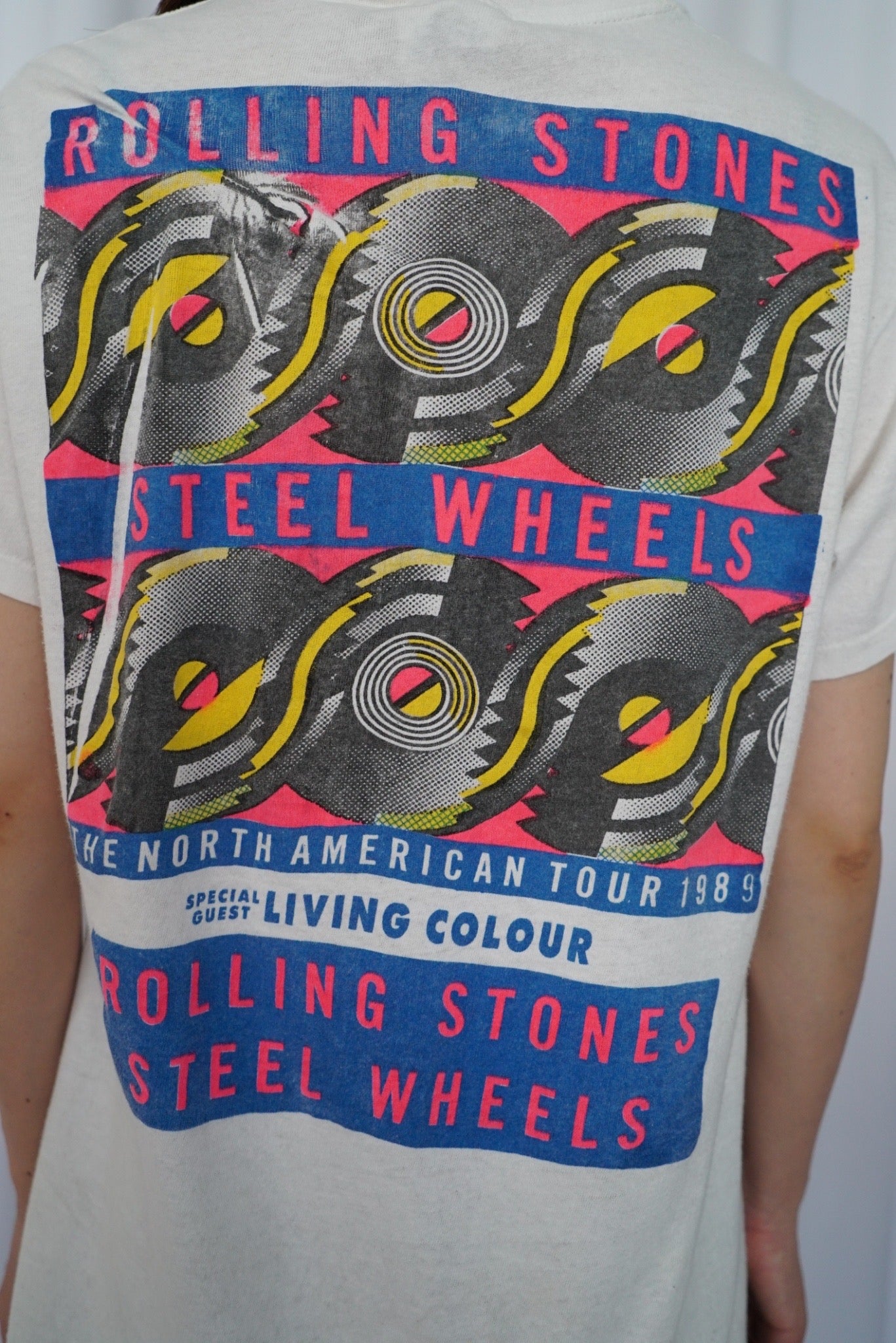 89s Rolling Stones "Steel Wheels Tour" Band T-Shirt
