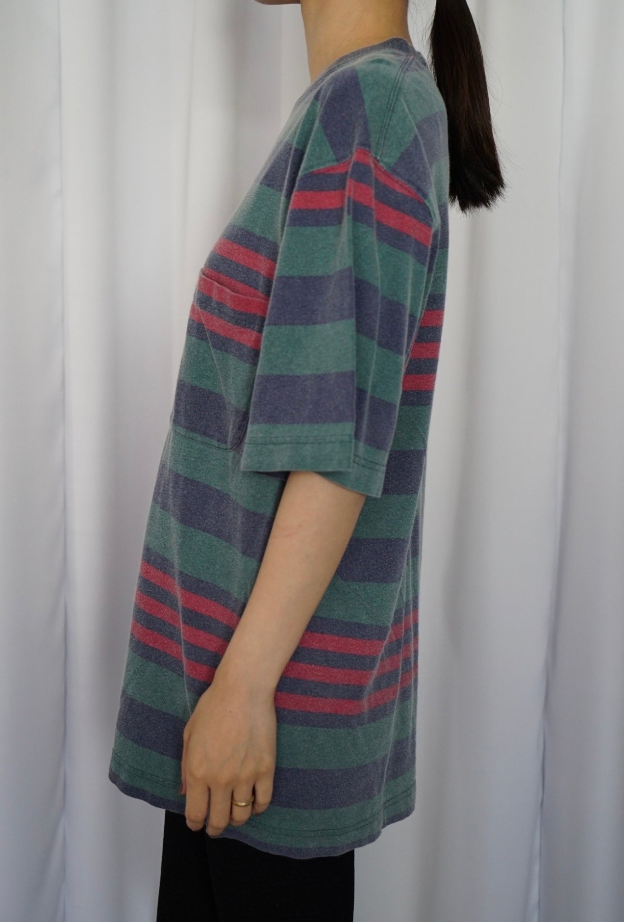 90-00s ”Eddie Bauer” Border T-shirt