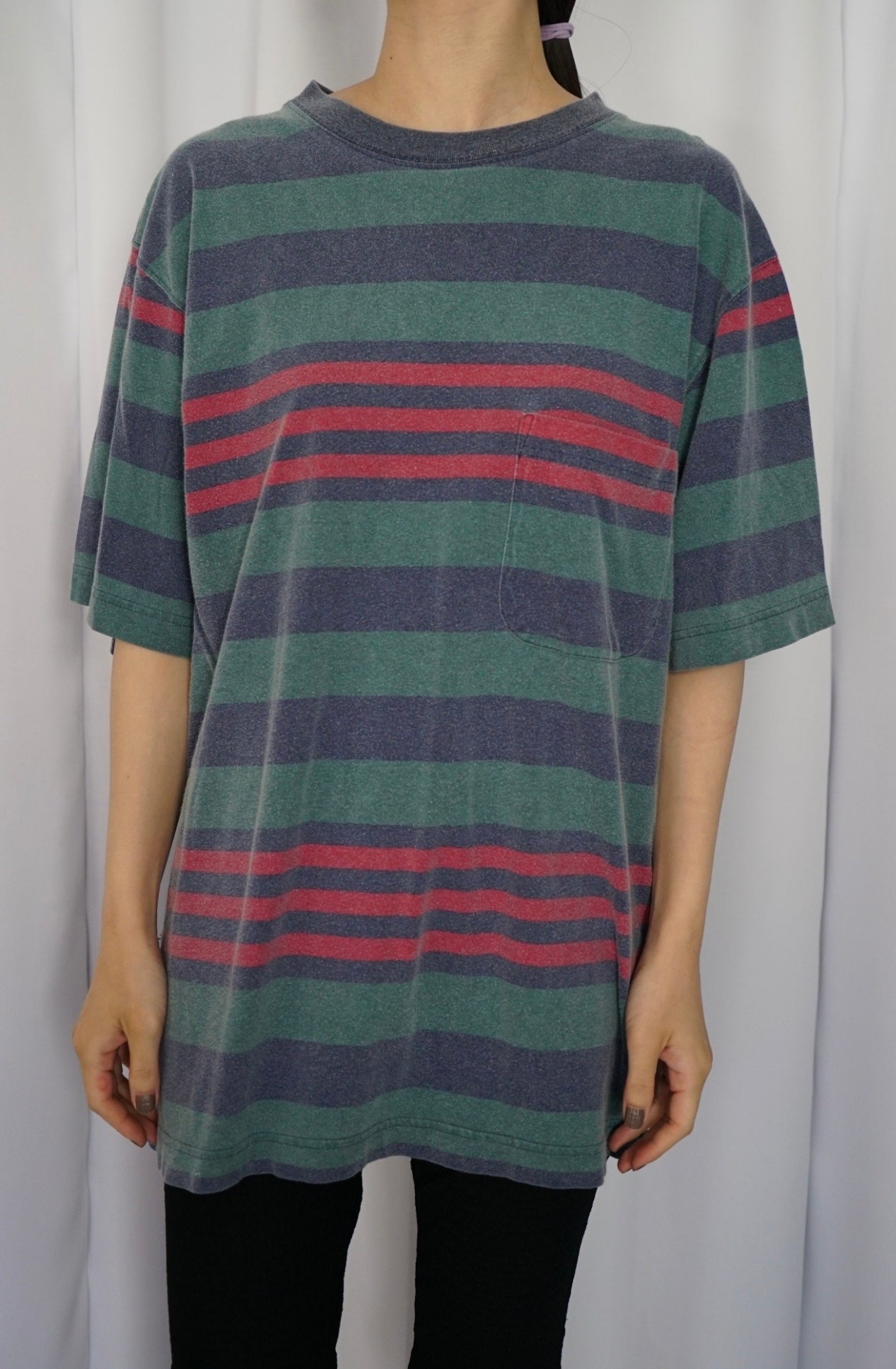 90-00s ”Eddie Bauer” Border T-shirt