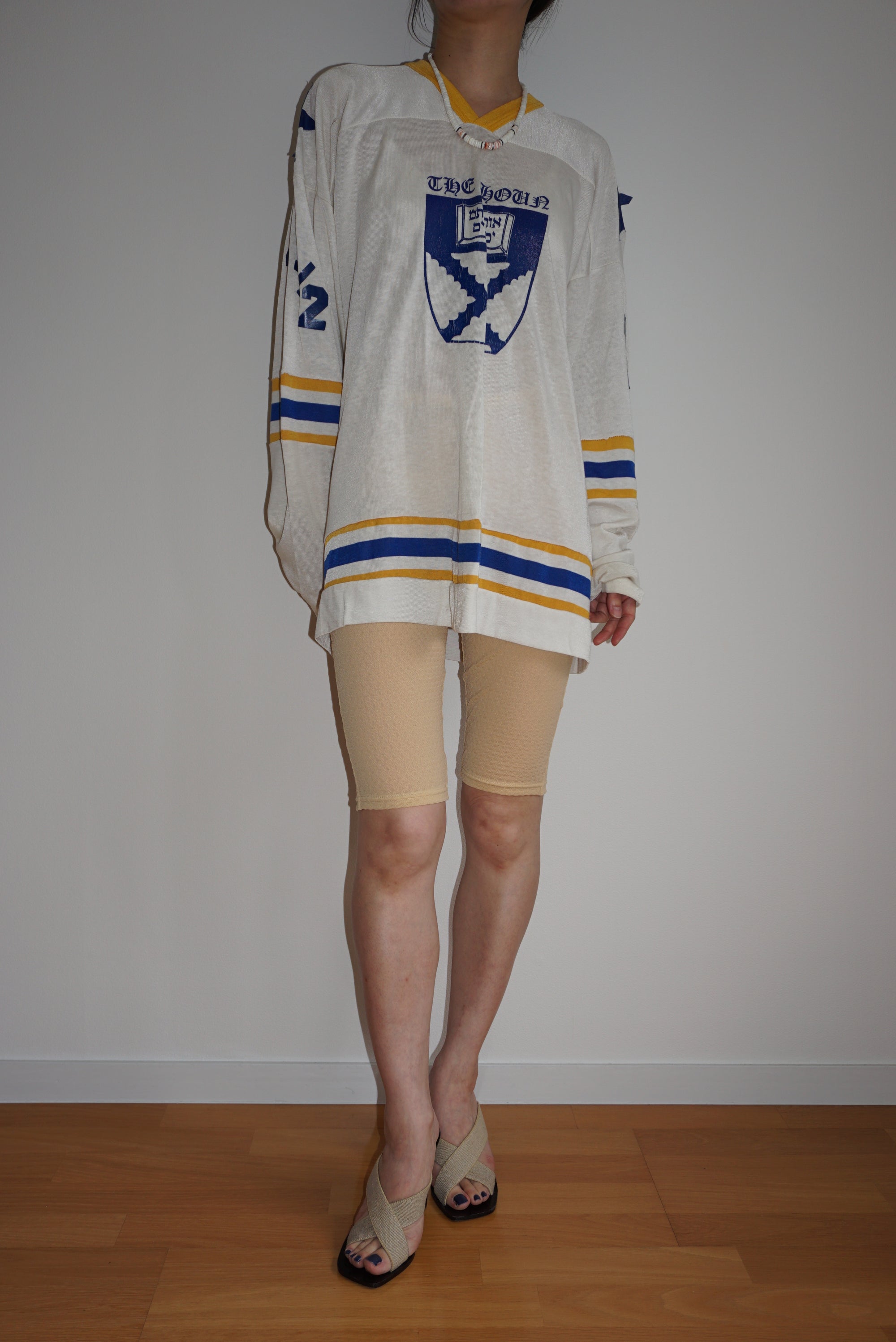 Check Pattern Sheer Leggings Short