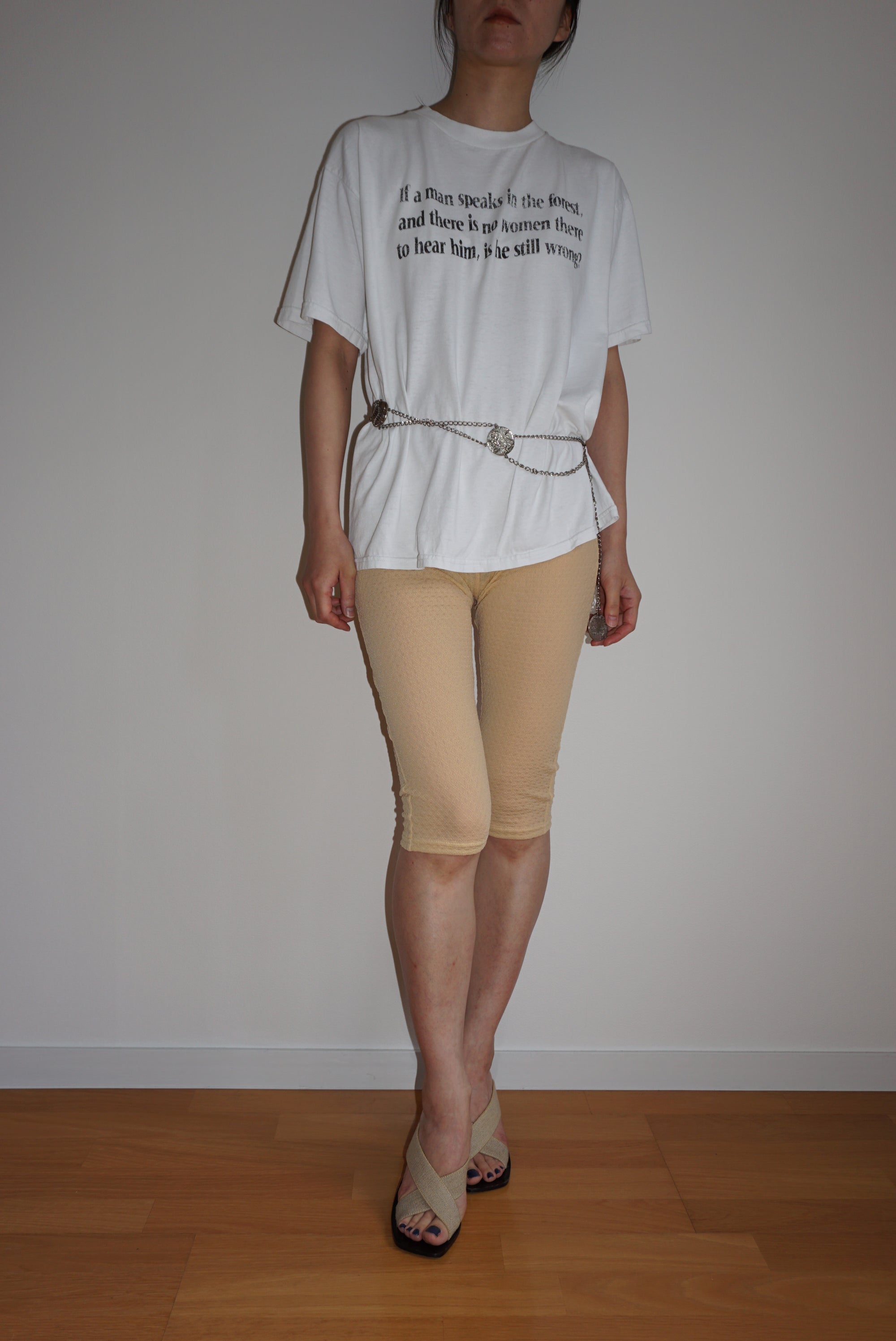 Check Pattern Sheer Leggings Long