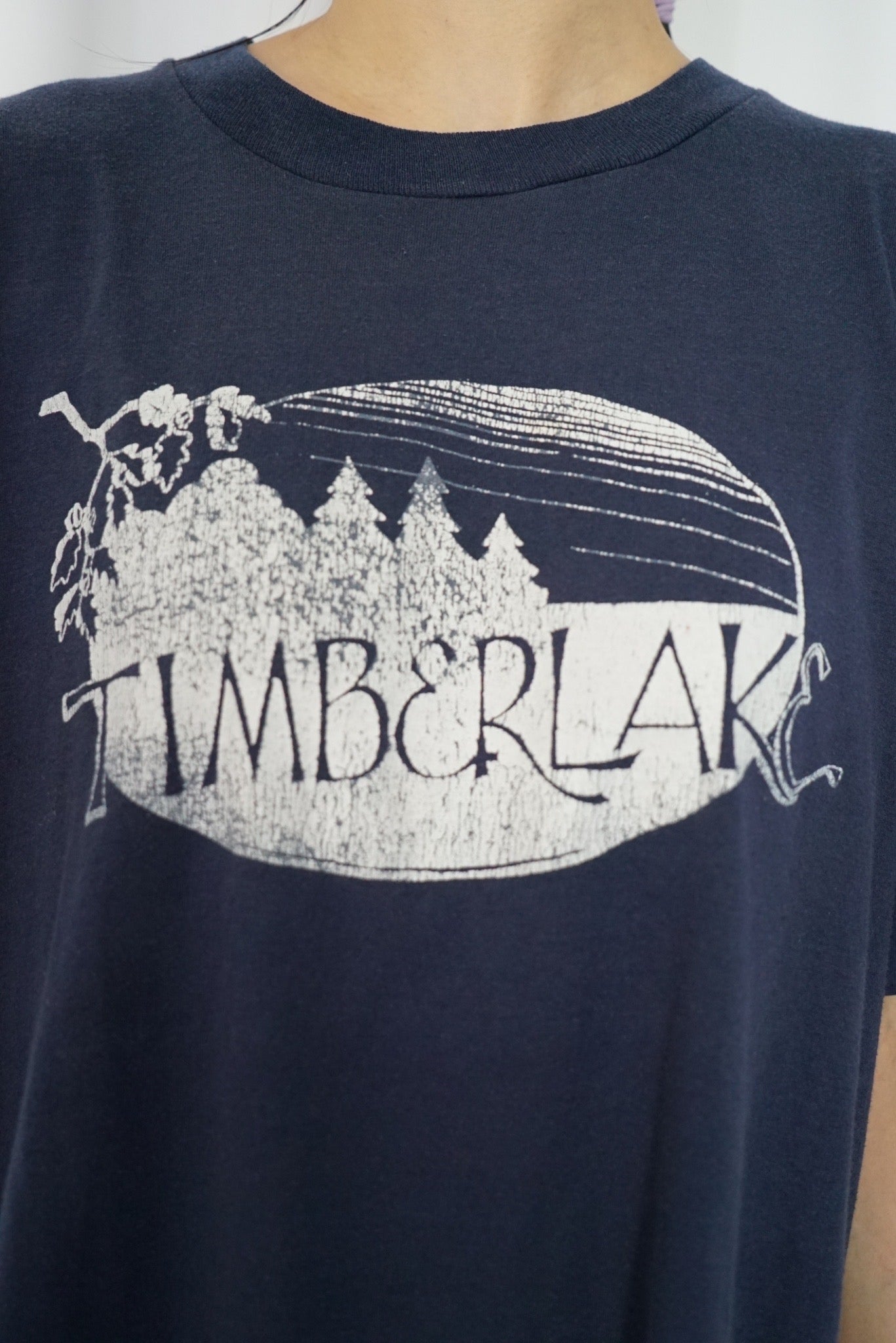 90s "Timber Lake" Print T-shirt