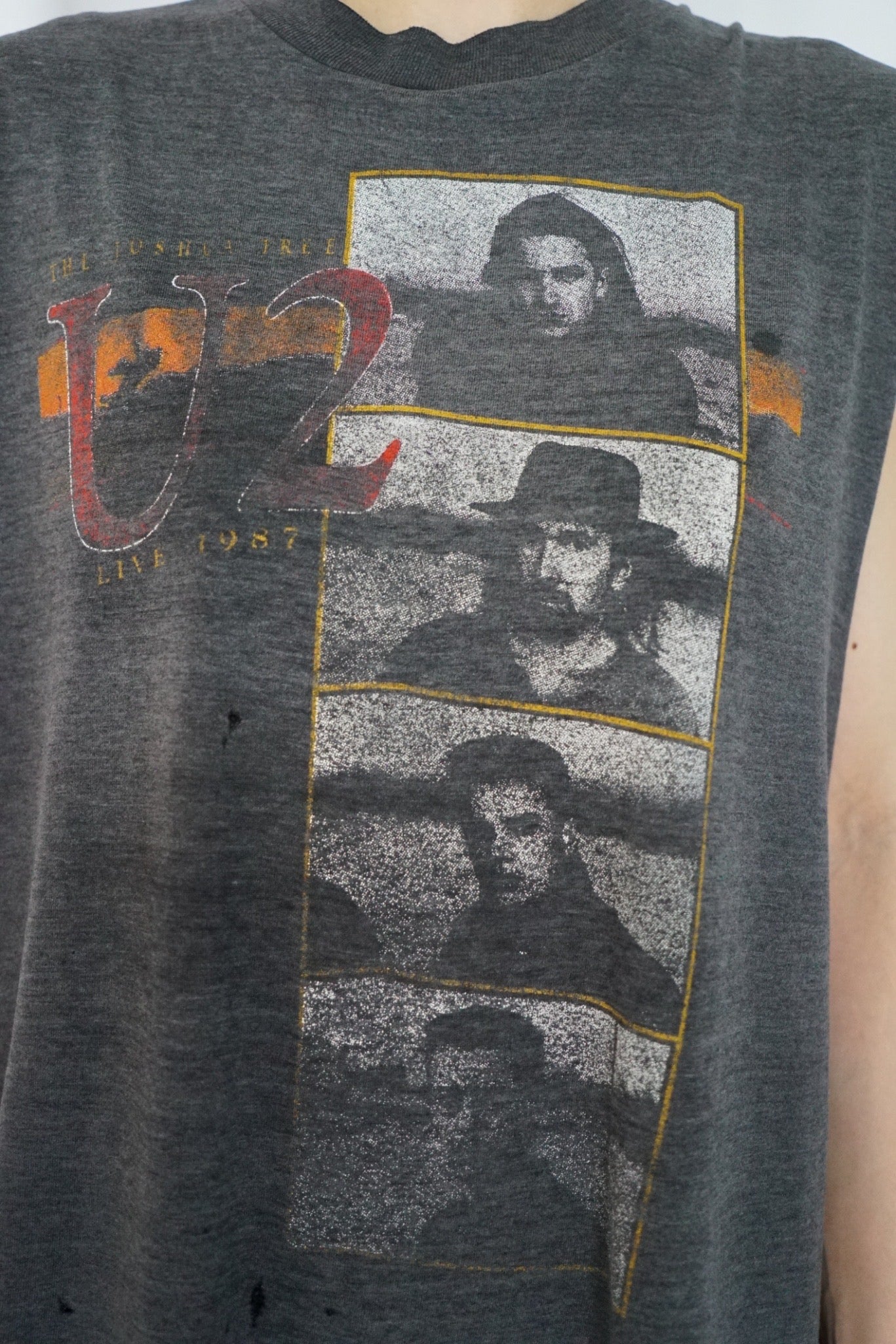 87s U2 "The Joshua Tree Live" Band T-Shirt