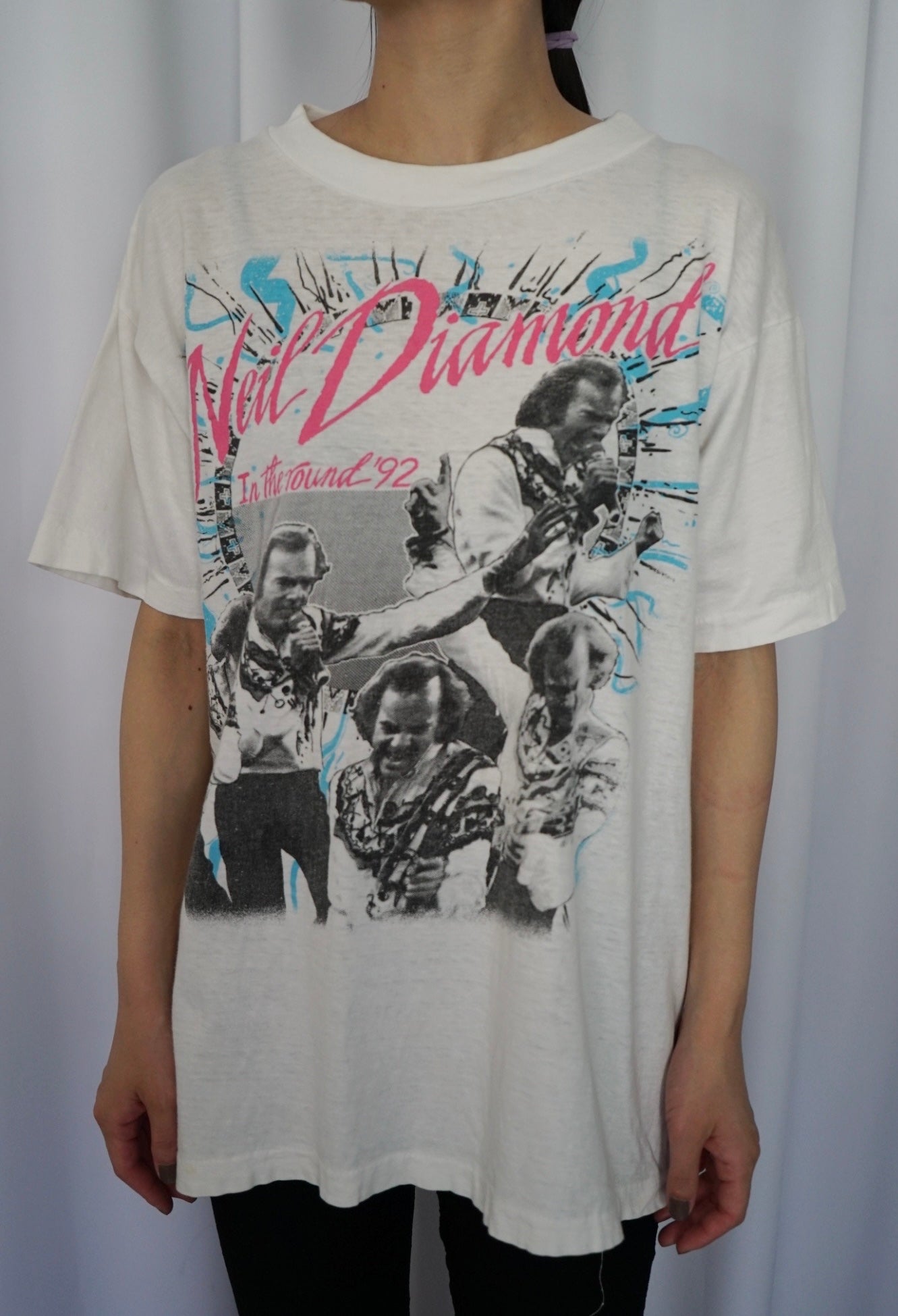 92s Neil Diamond "in the round'92" Band T-Shirt