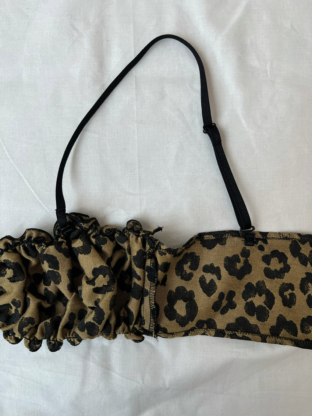 Vintage Fabric Frill Bustier #L