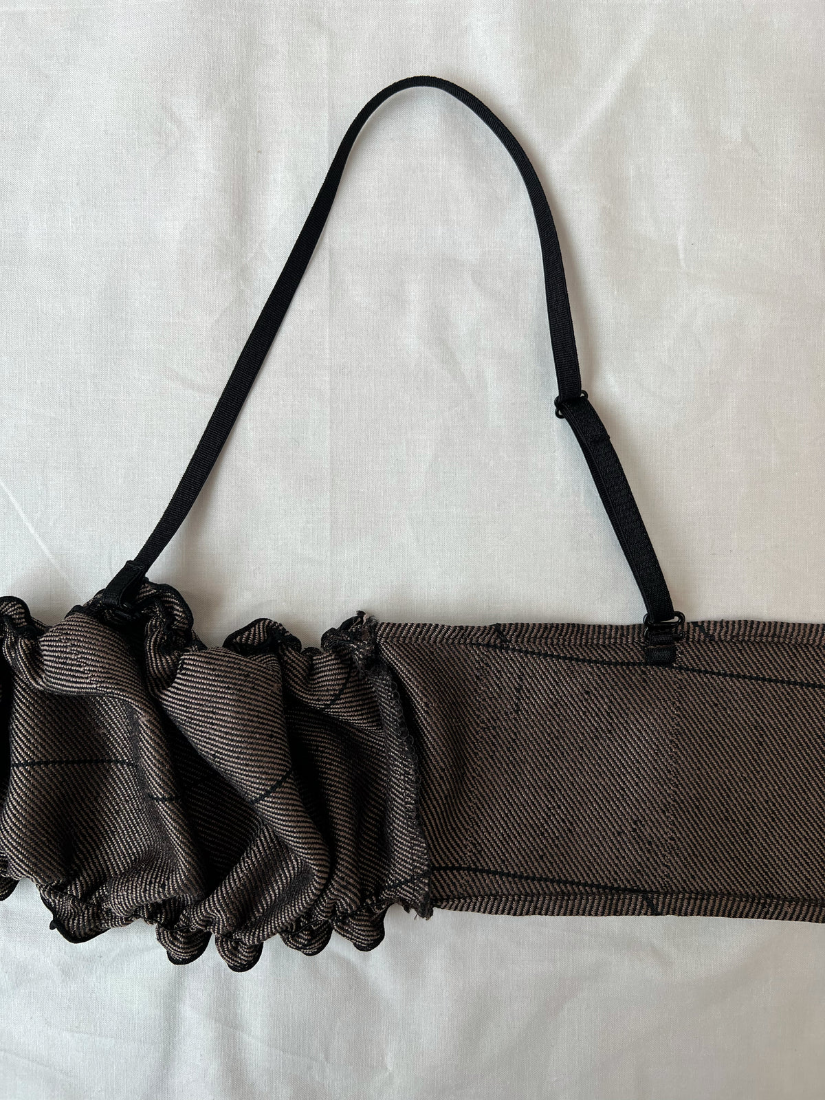 Vintage Fabric Frill Bustier #P