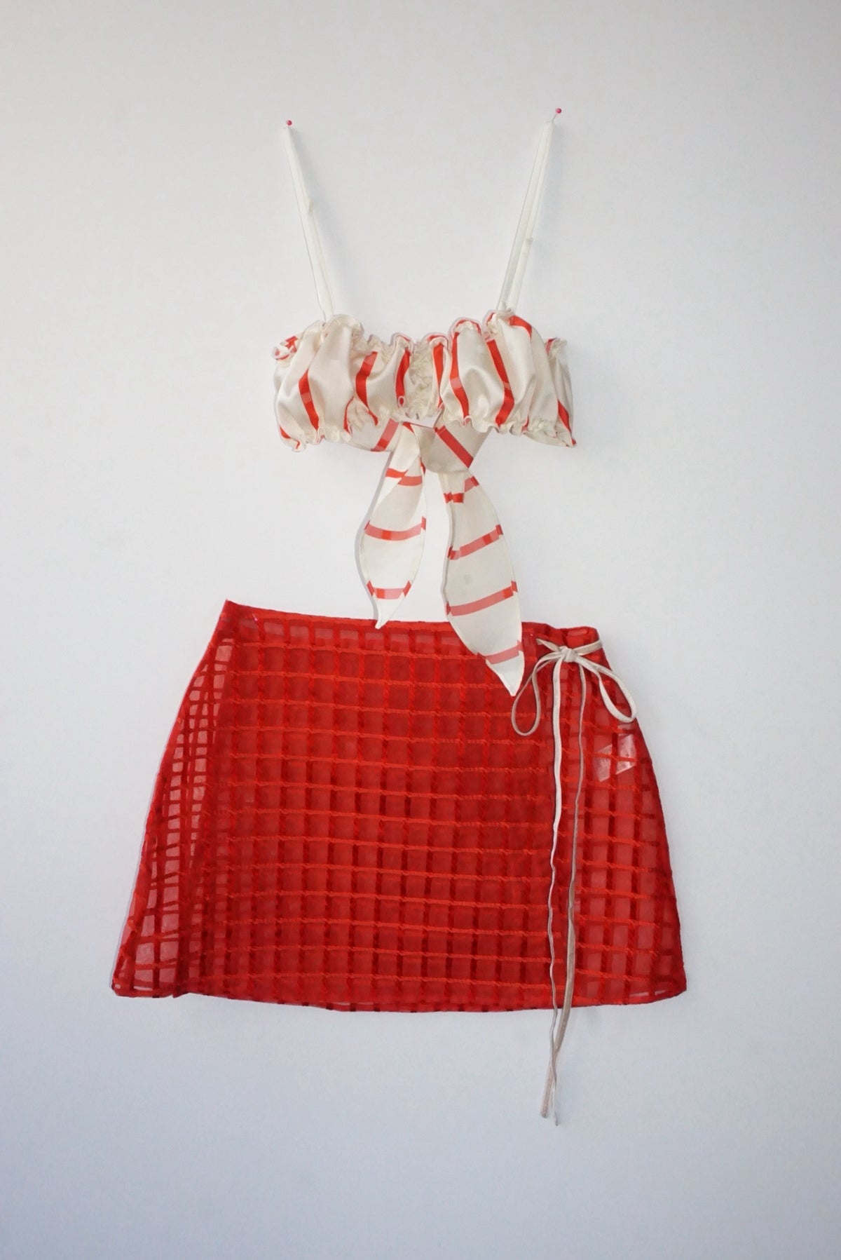 Vintage Fabric Mini Skirt #D