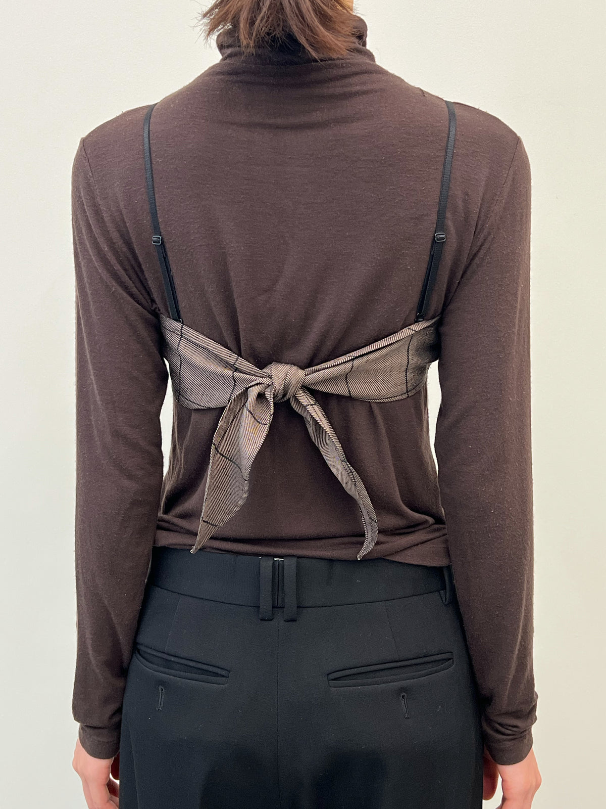 Vintage Fabric Frill Bustier #P