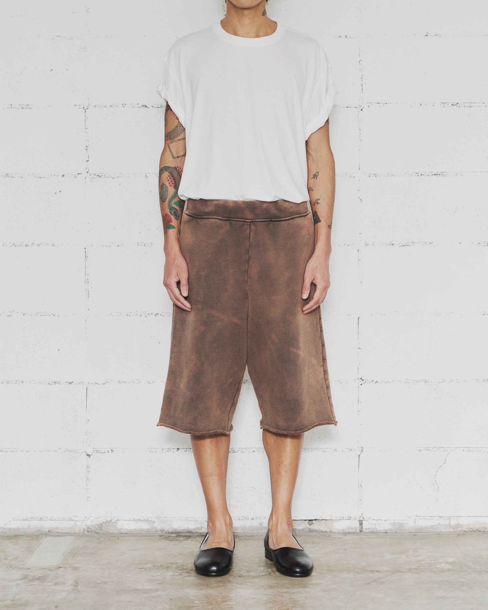 (pre order 3/6-9) Dyed Sweat Short Pants