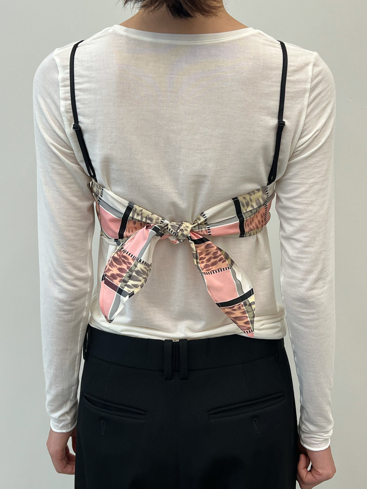 Vintage Fabric Frill Bustier #G