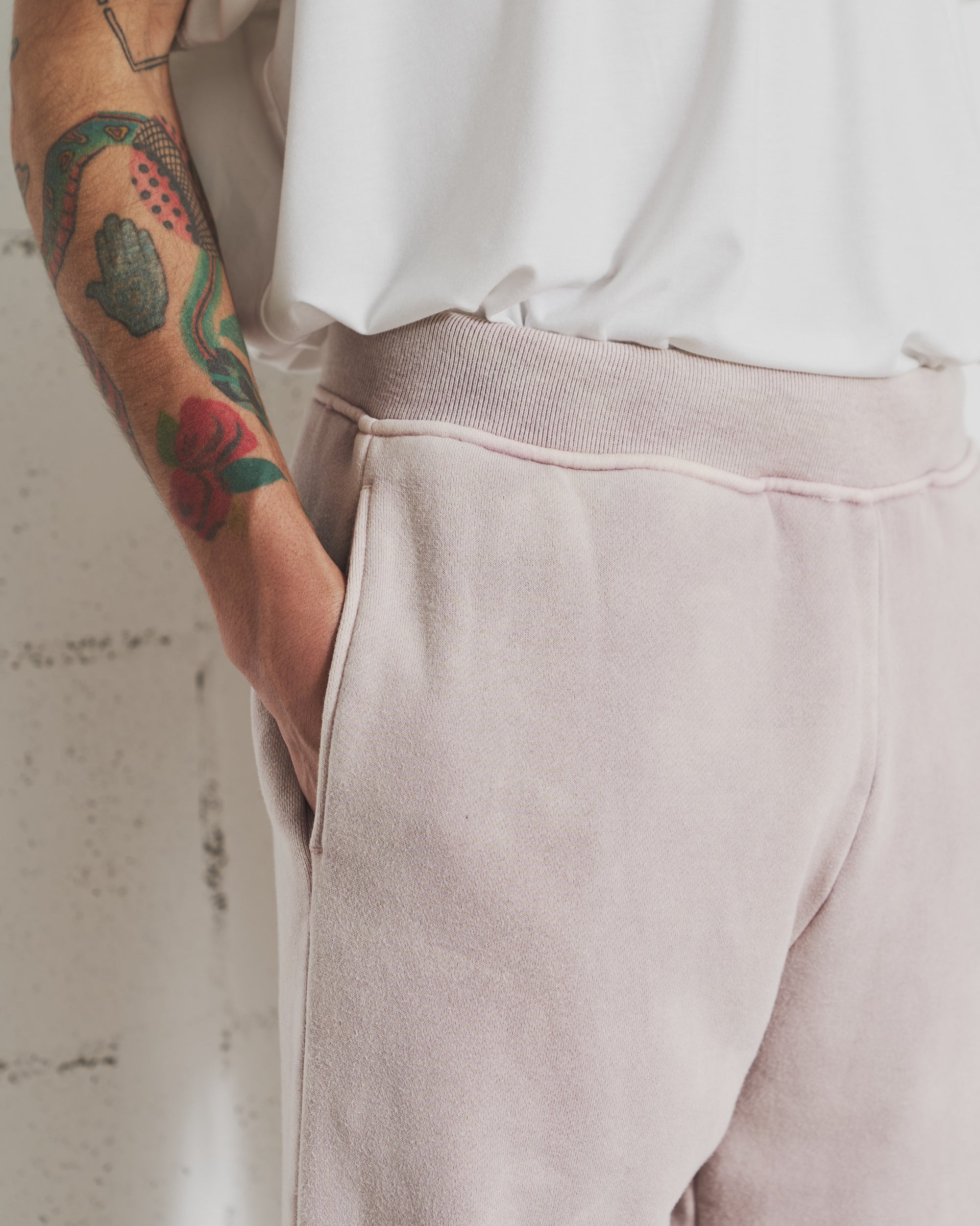 (pre order 3/6-9) Dyed Sweat Long Pants