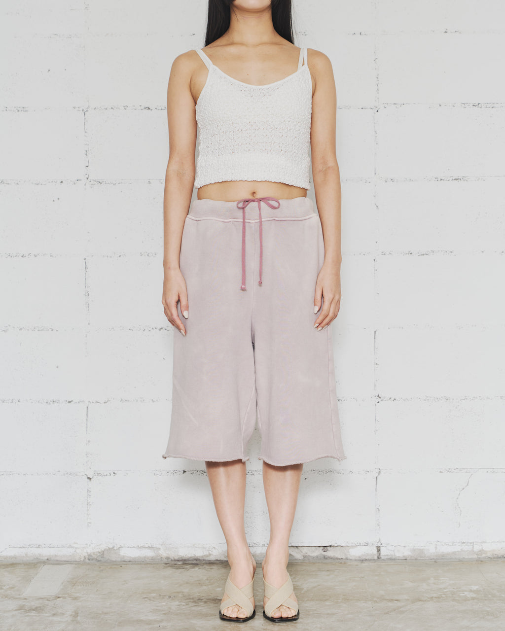 Dyed Sweat Short Pants