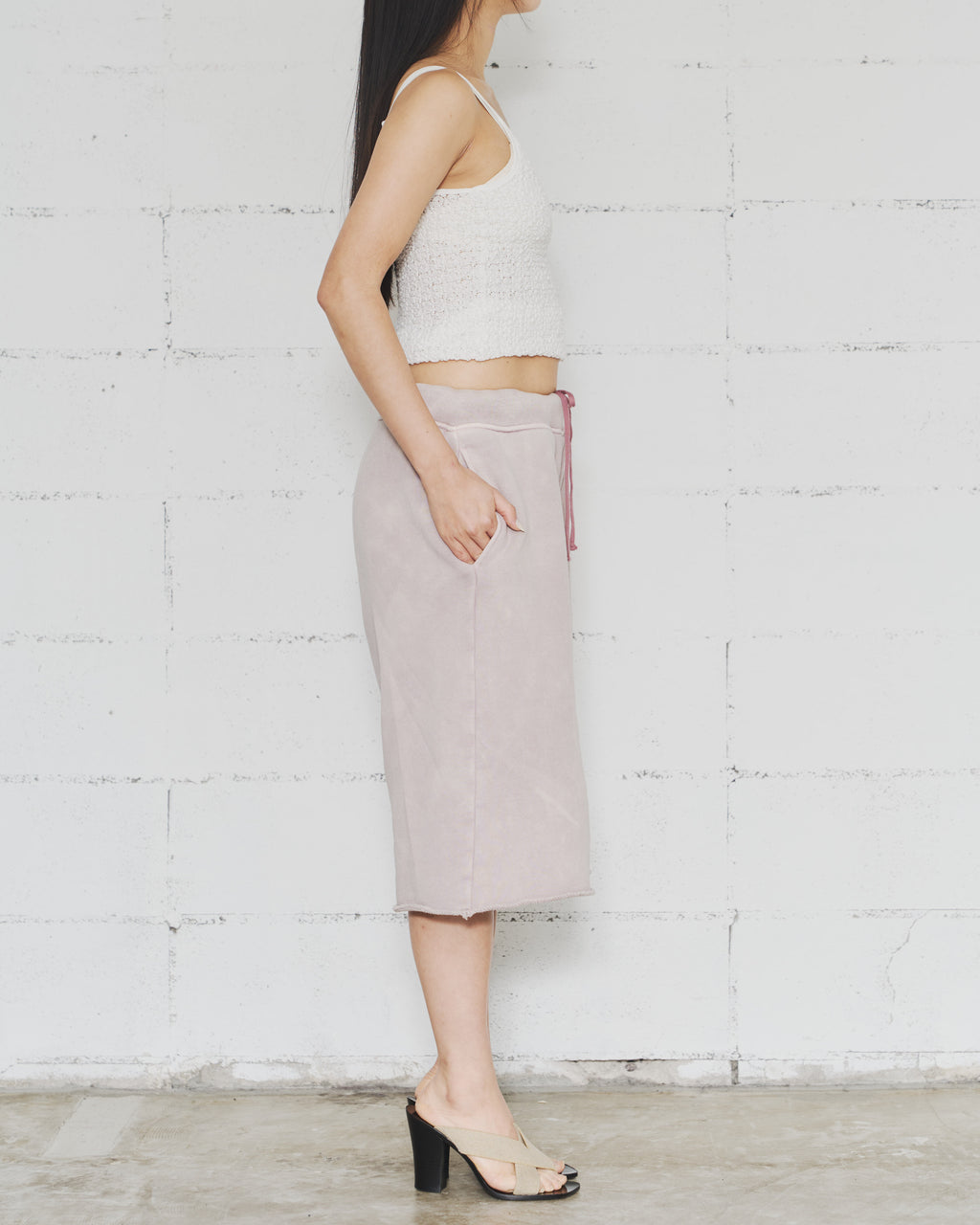Dyed Sweat Short Pants