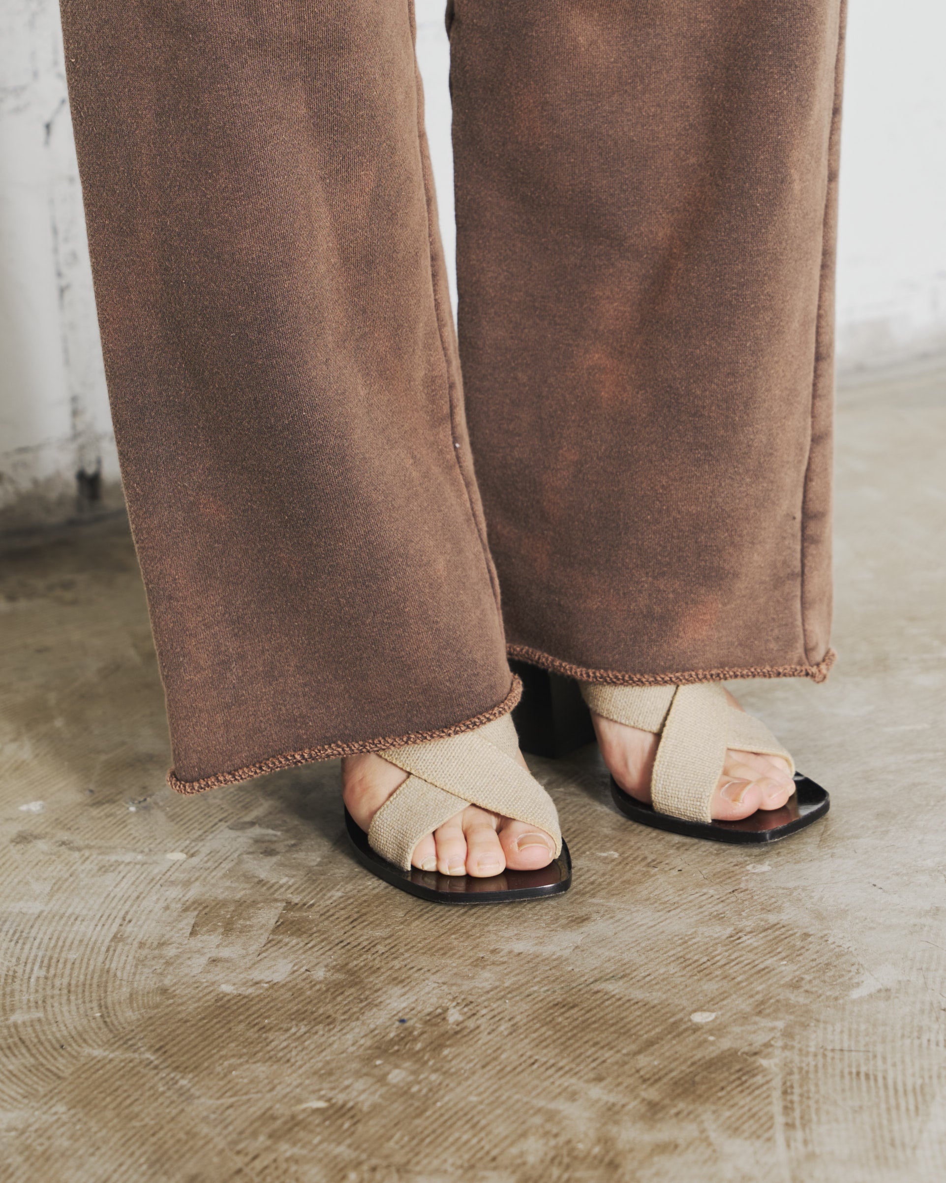 (pre order 3/6-9) Dyed Sweat Long Pants