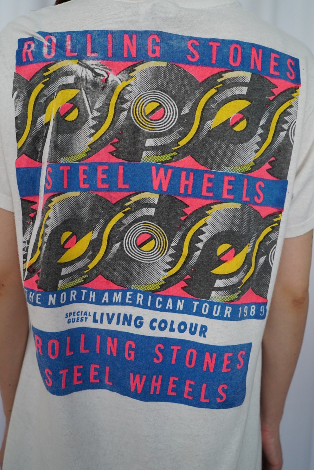 89s Rolling Stones "Steel Wheels Tour" Band T-Shirt