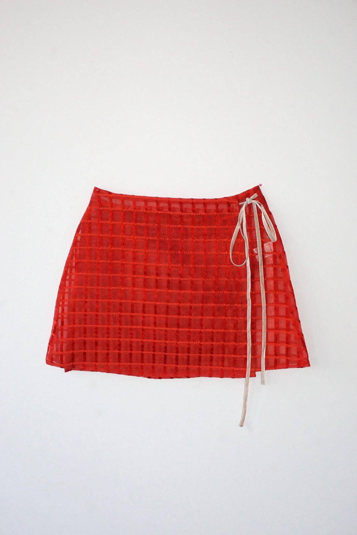 Vintage Fabric Mini Skirt #D