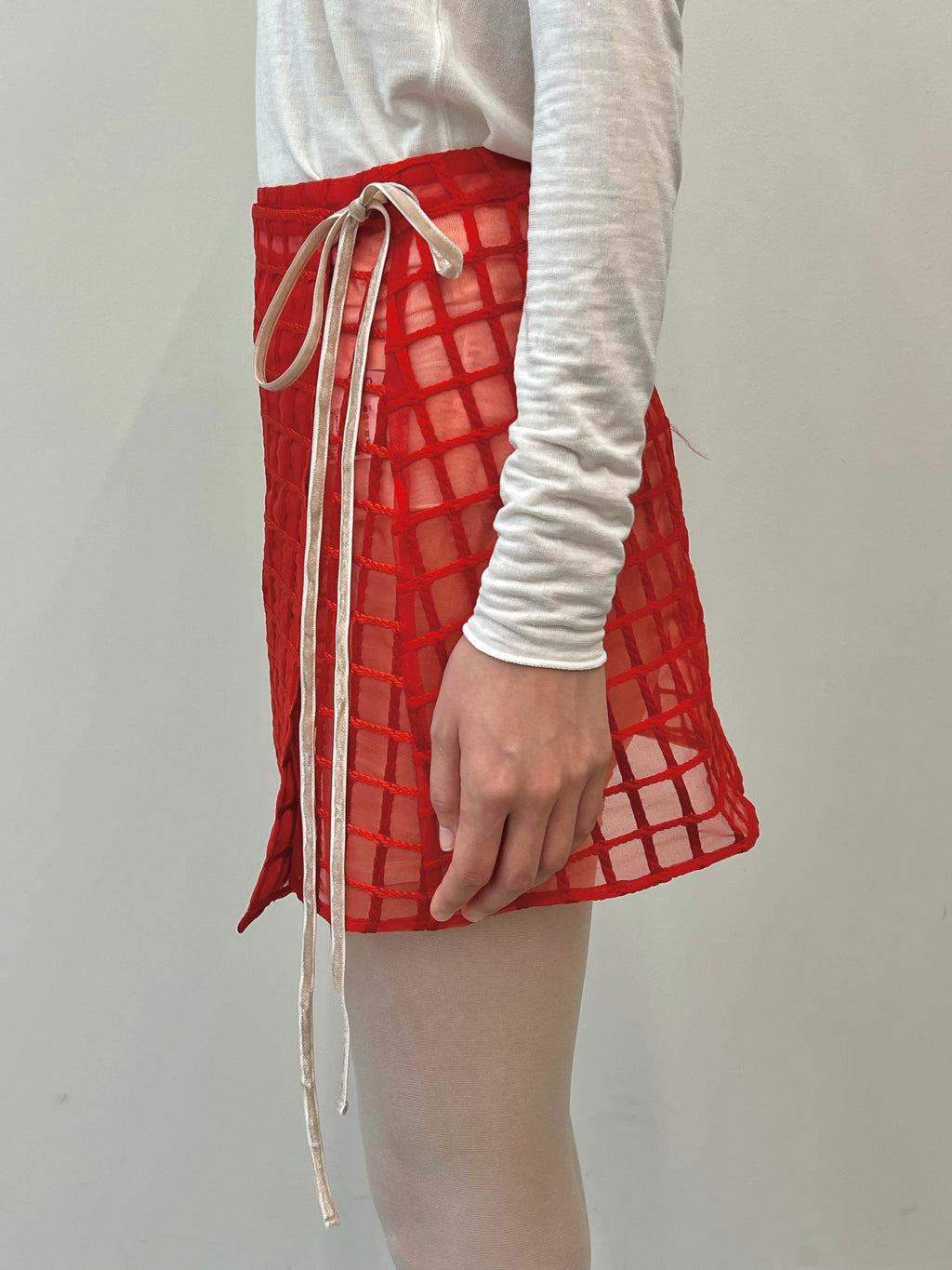 Vintage Fabric Mini Skirt #D