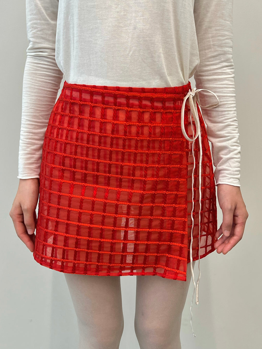Vintage Fabric Mini Skirt #D