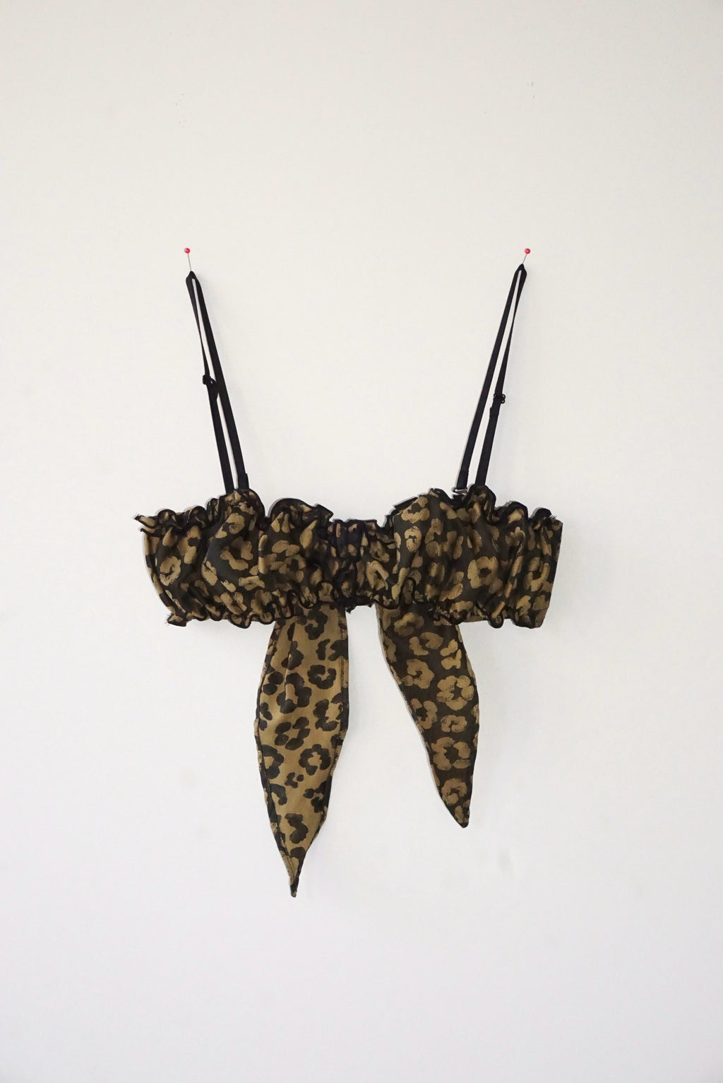 Vintage Fabric Frill Bustier #L