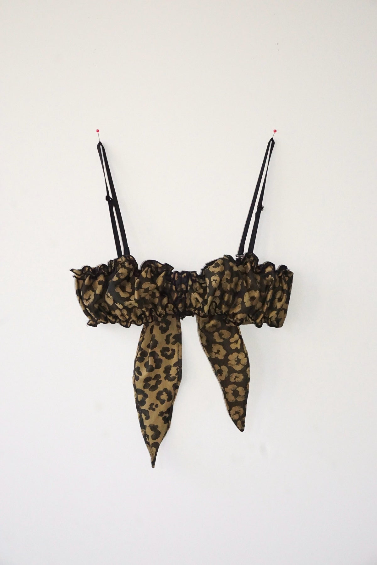 Vintage Fabric Frill Bustier #L
