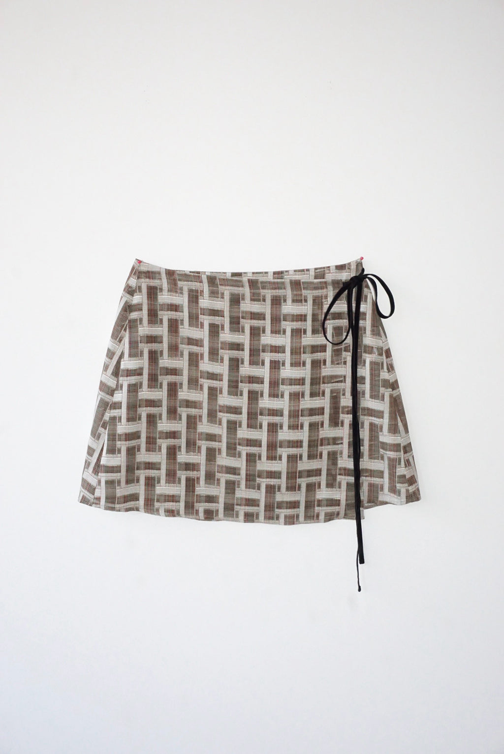 Vintage Fabric Mini Skirt #W