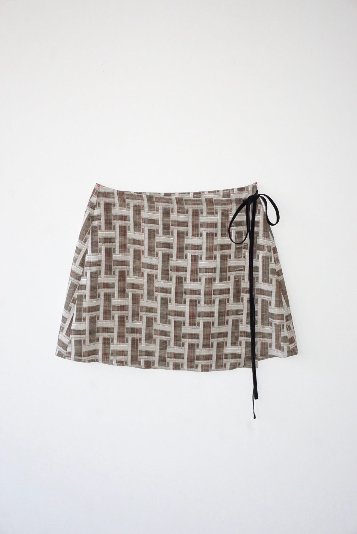 Vintage Fabric Mini Skirt #W