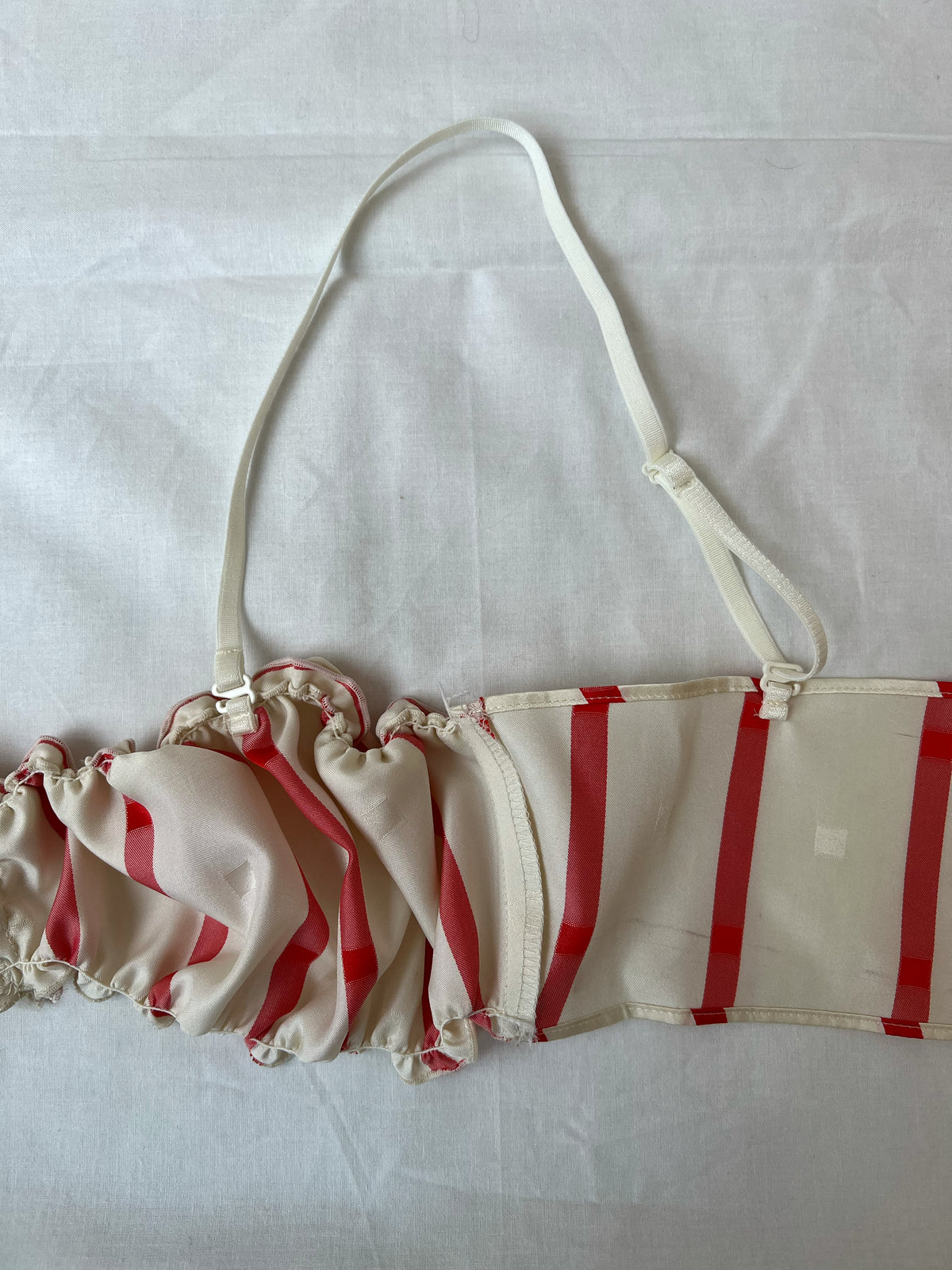 Vintage Fabric Frill Bustier #N