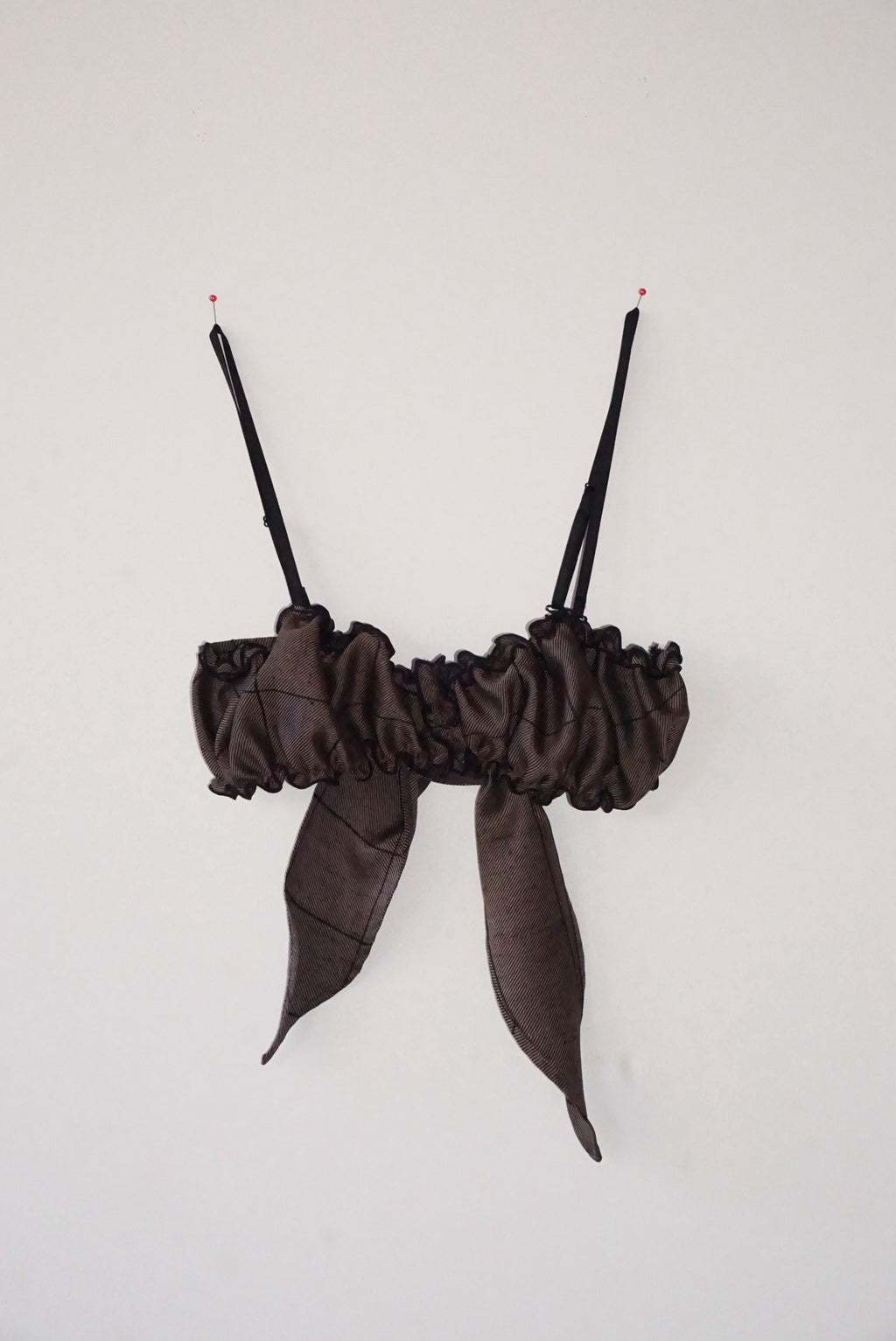 Vintage Fabric Frill Bustier #P
