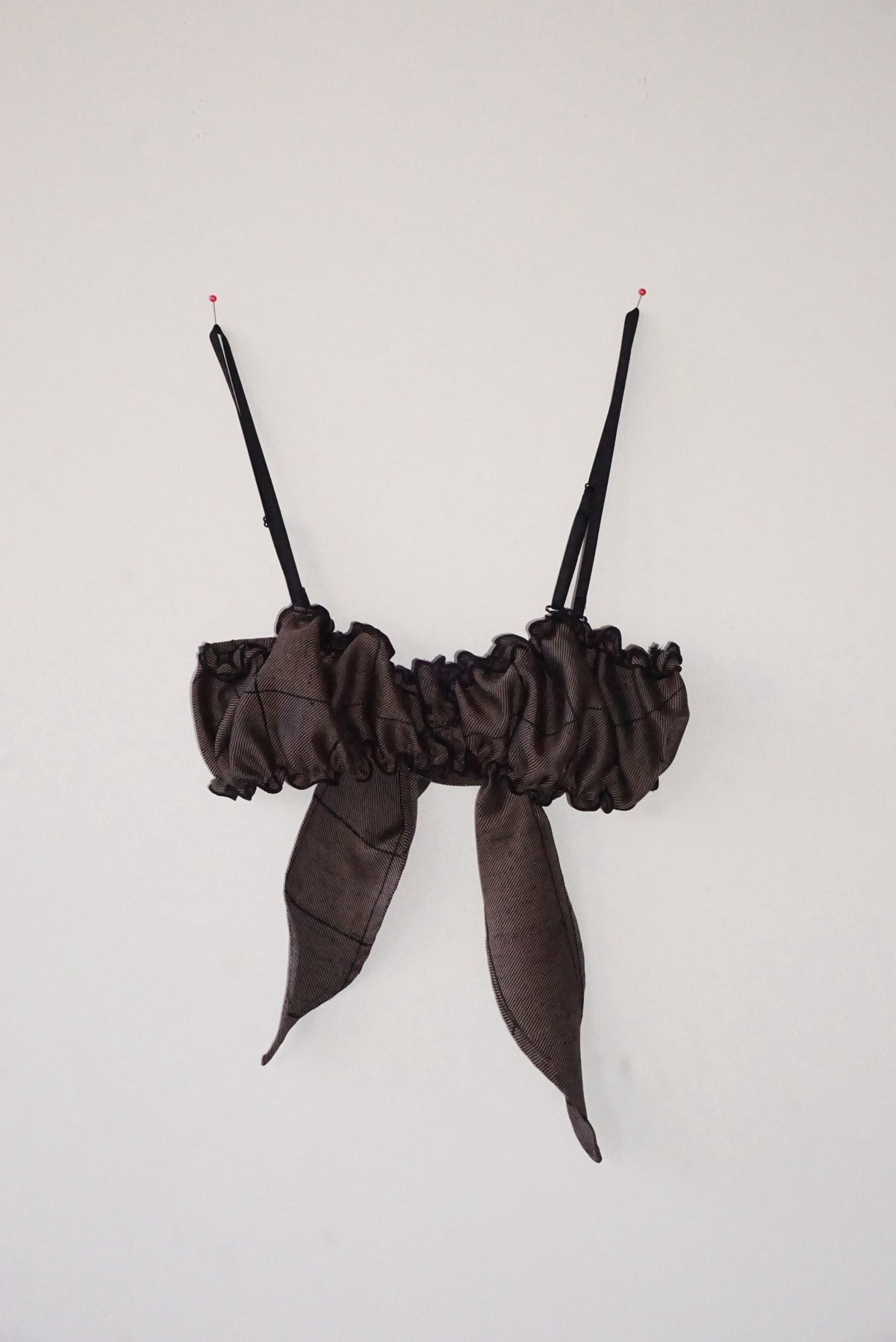 Vintage Fabric Frill Bustier #P