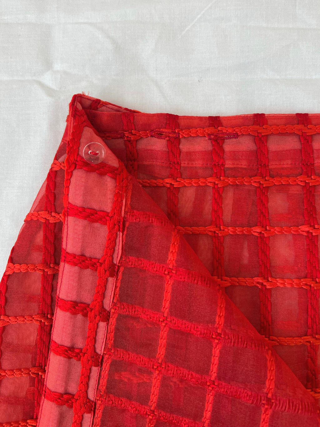 Vintage Fabric Mini Skirt #D