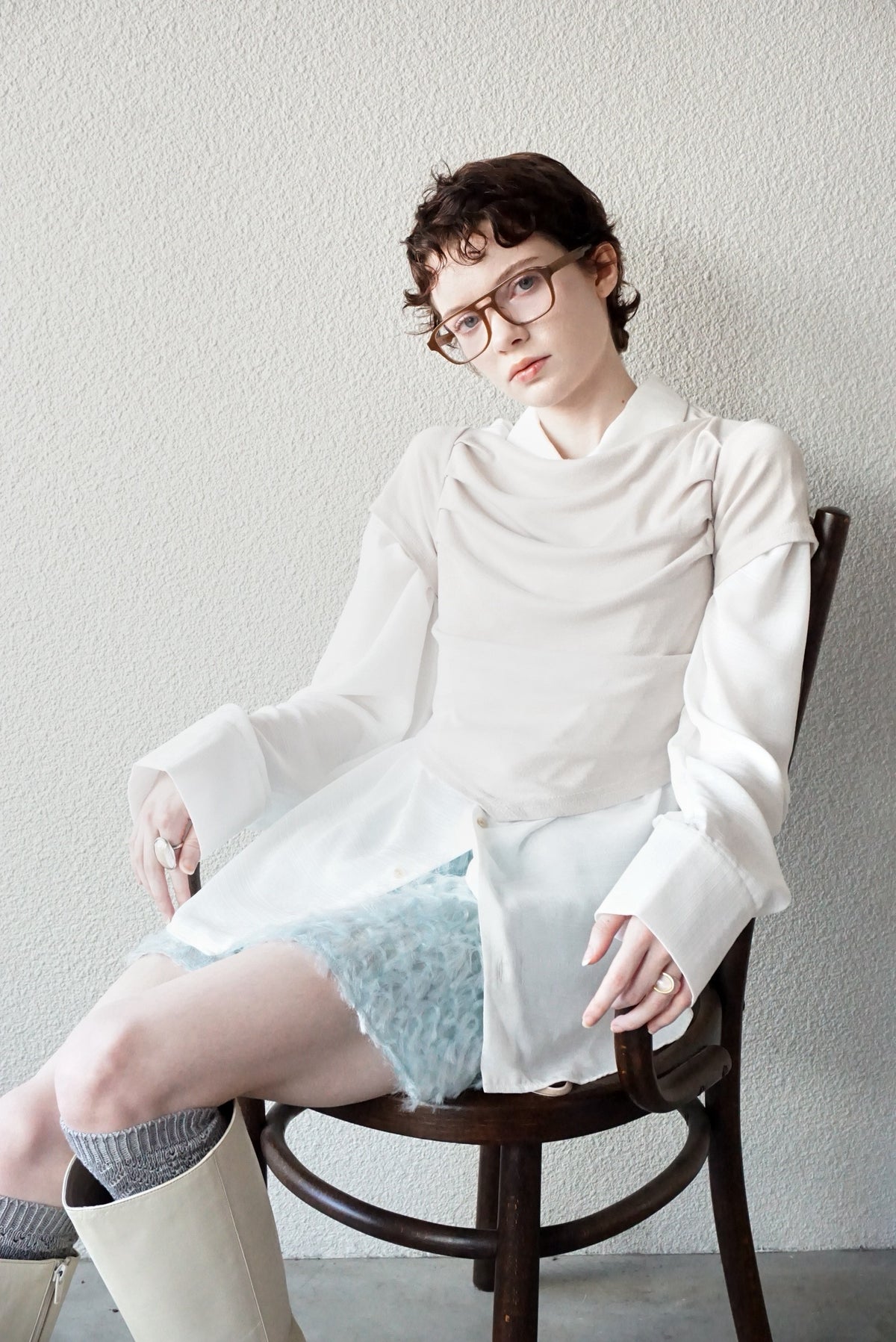 Vintage Fabric Mini Skirt #A
