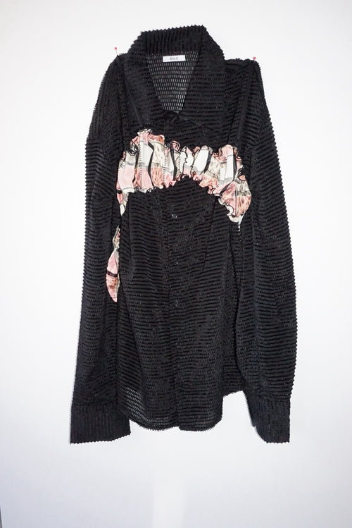 Vintage Fabric Frill Bustier #G