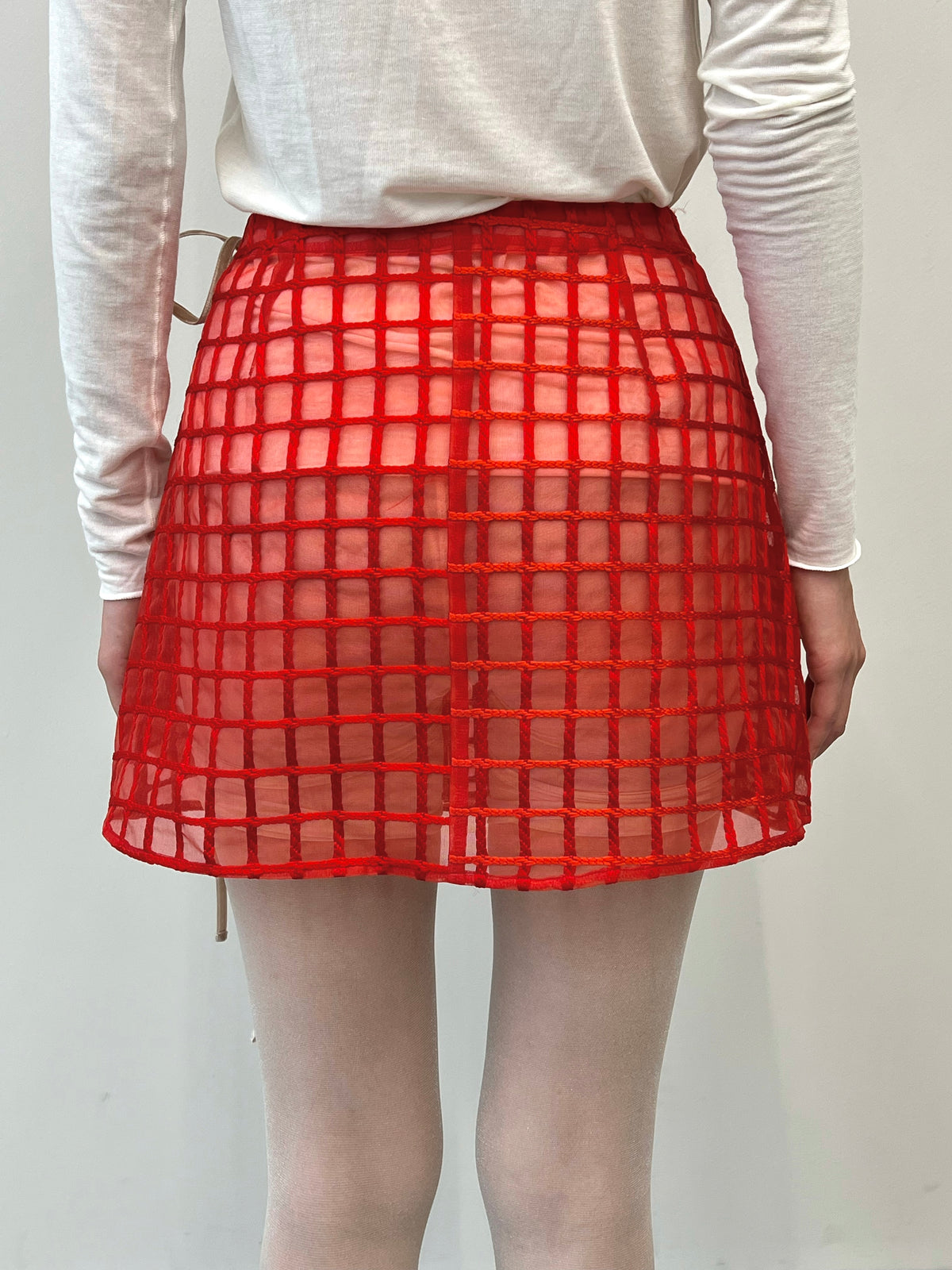 Vintage Fabric Mini Skirt #D
