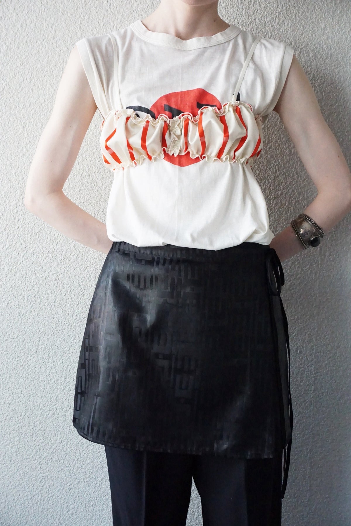Vintage Fabric Mini Skirt #F
