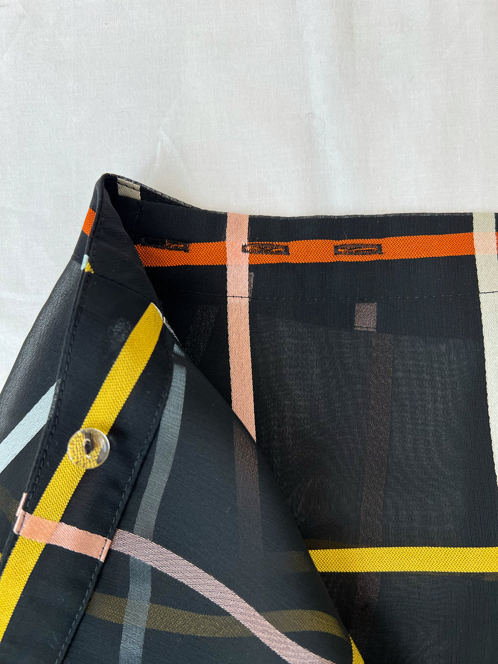 Vintage Fabric Mini Skirt #V