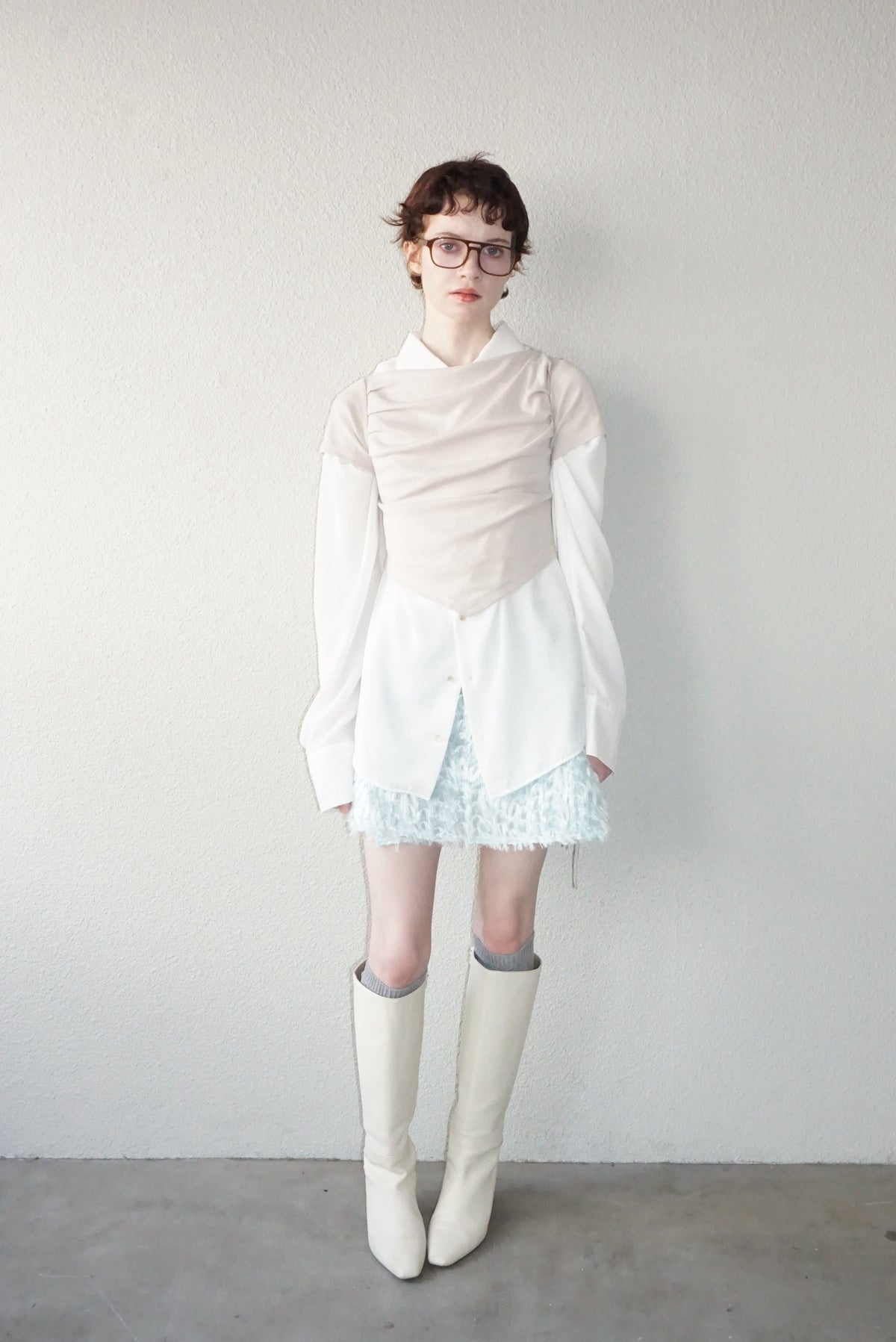 Vintage Fabric Mini Skirt #A