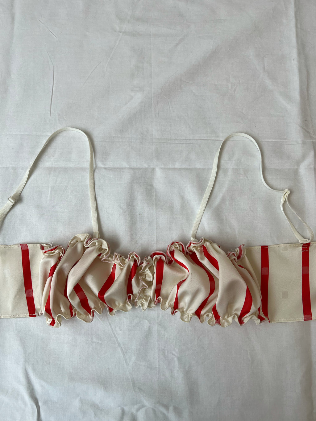 Vintage Fabric Frill Bustier #N