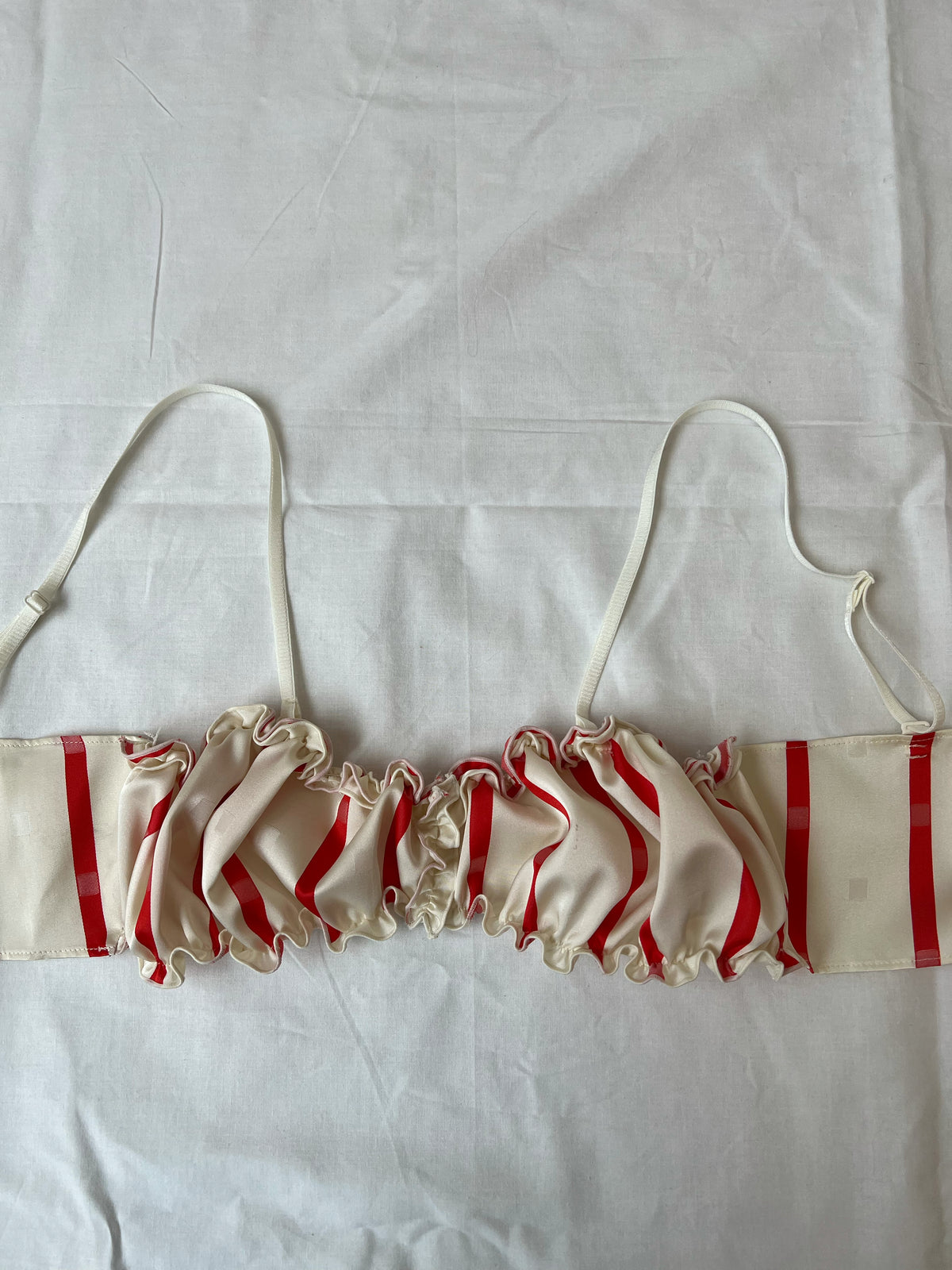 Vintage Fabric Frill Bustier #N