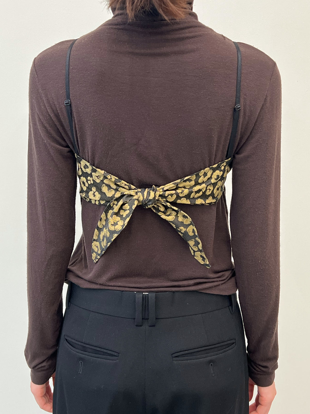 Vintage Fabric Frill Bustier #L