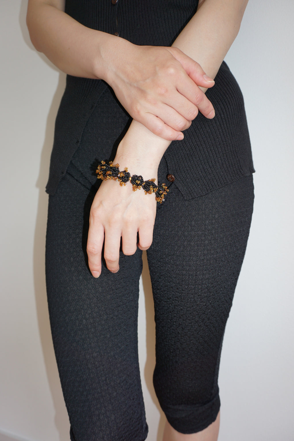 Check Pattern Sheer Leggings Long