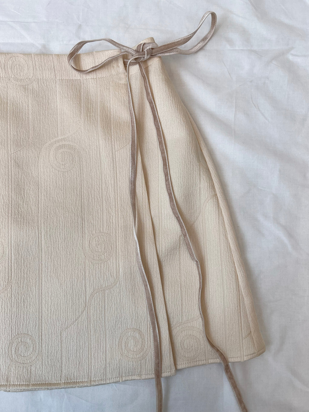 Vintage Fabric Mini Skirt #M