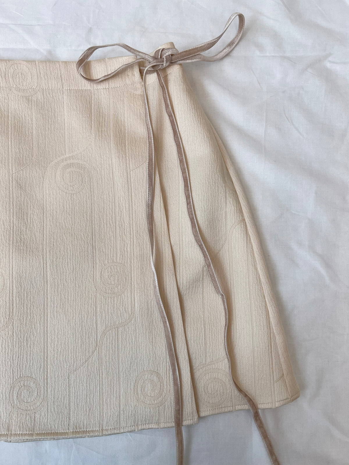 Vintage Fabric Mini Skirt #M