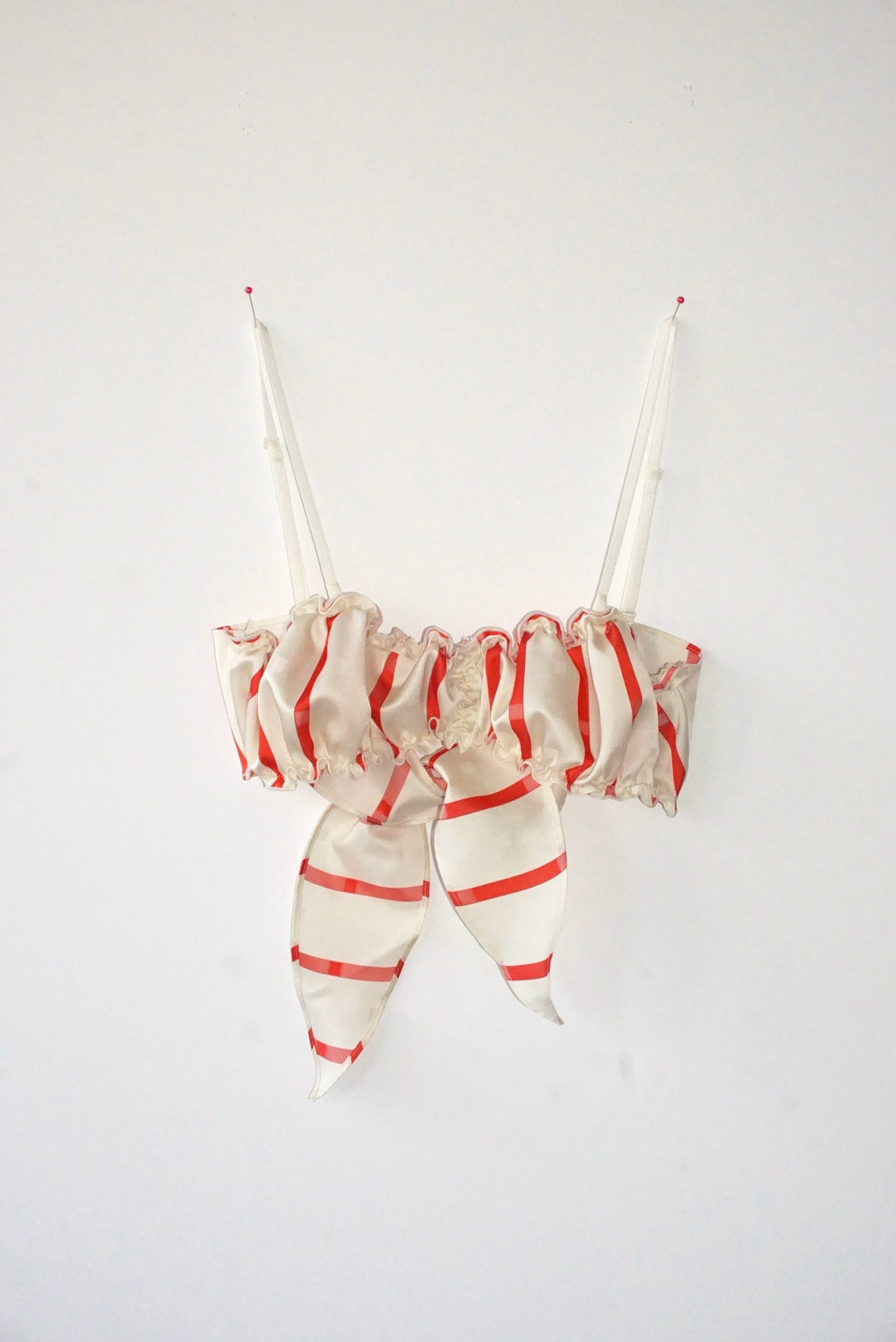 Vintage Fabric Frill Bustier #N