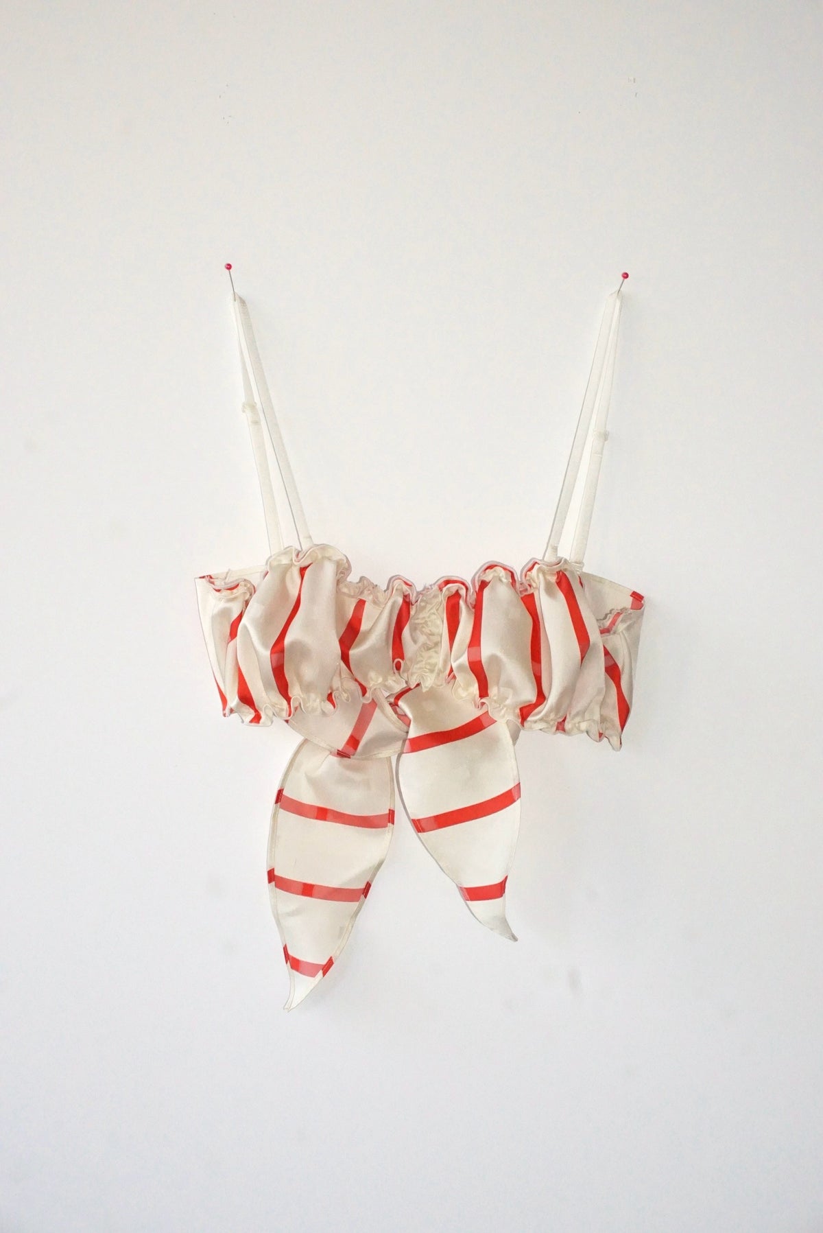 Vintage Fabric Frill Bustier #N